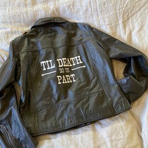 Nasty Gal TIL DEATH DO US PART Leather Jacket